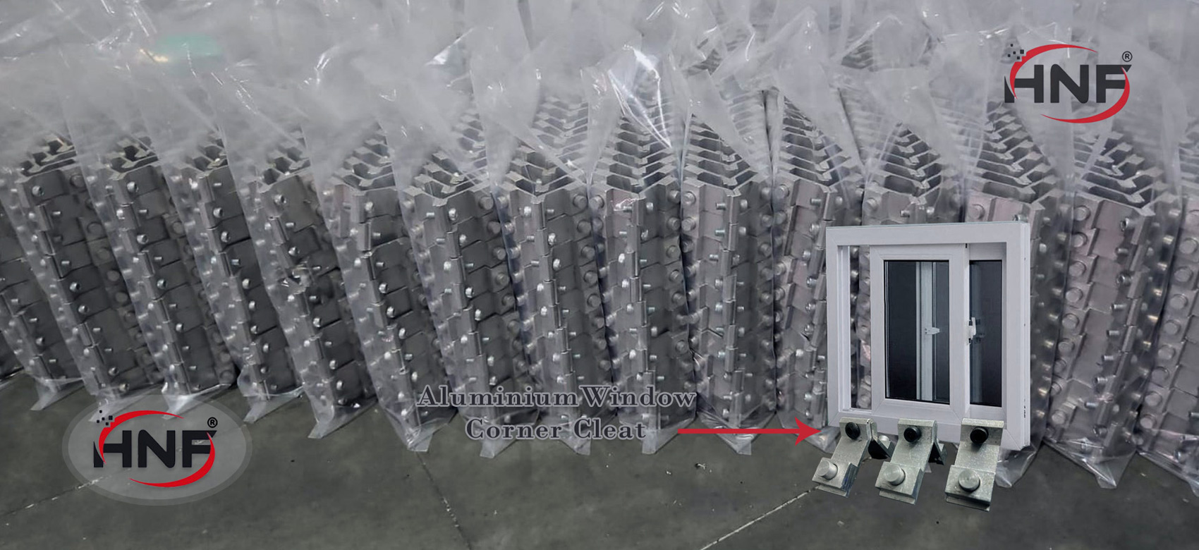 Alumiinium Domal Corner Cleat HNF Brand Manufacturers Rajkot