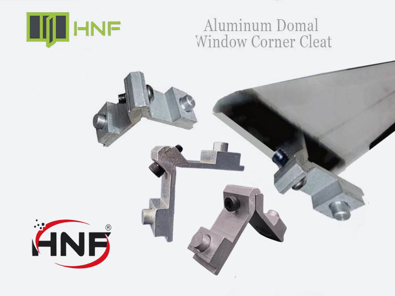 Silver Aluminium Corner Cleat for Domal Window Manufacturers - Best Price HNF Brand